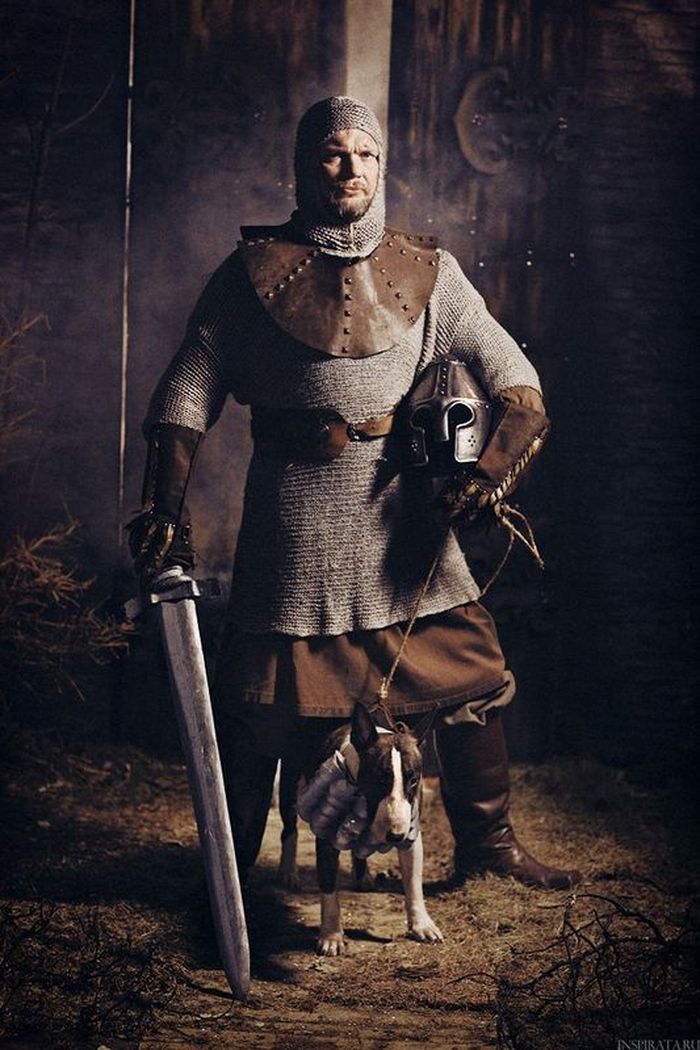Фотосессия в образе рыцаря
